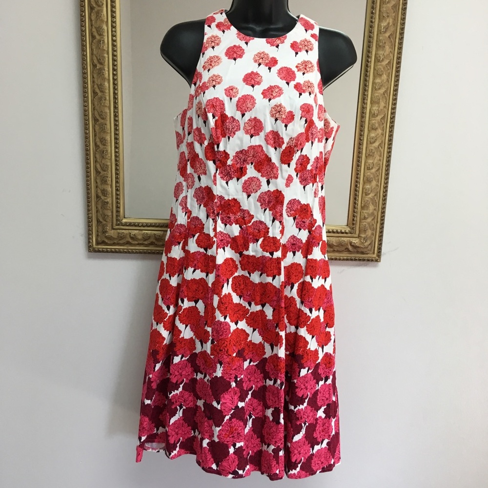new york and company dress ombré floral 4 fit and flare